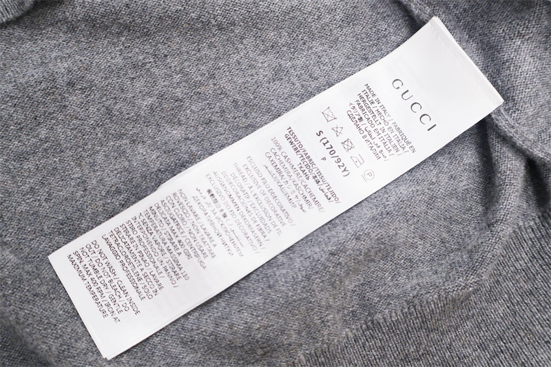 Gucci 구찌 플로라 인타르시아 파인 캐시미어 스웨터 레플리카 12번 이미지 - 의류 | 세미샵 레플리카 사이트