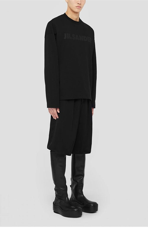 질센더 로고 긴팔 티셔츠 4컬러