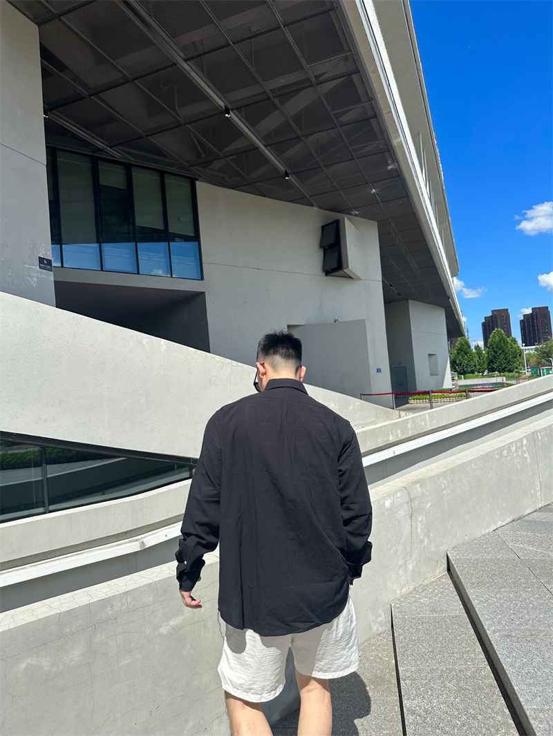 폴로 랄프로렌 클래식 브로시 플란넬 셔츠（세븐） - 상세 이미지