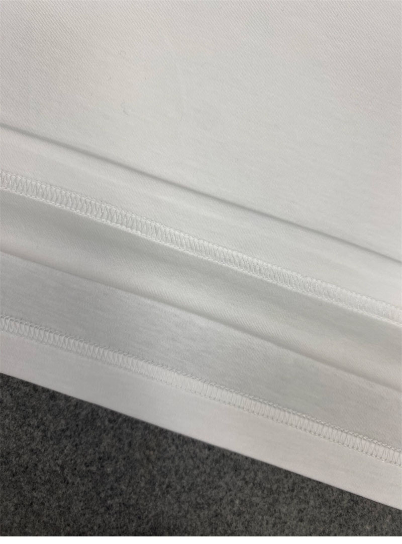디올 CD 아이콘 피티드 실루엣 반팔 티셔츠（TJ공장） - 상세 이미지