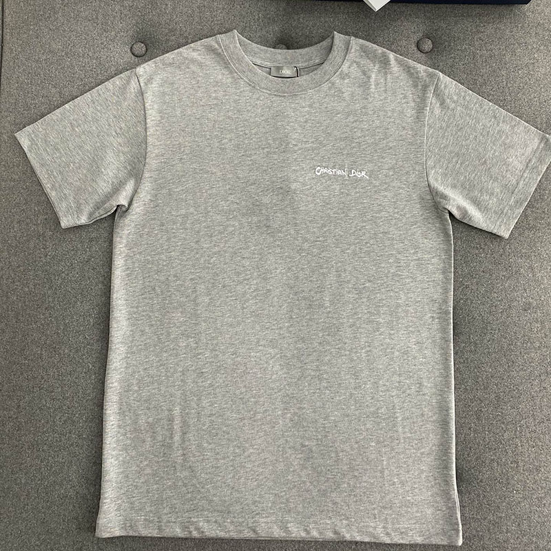 디올 Christian Dior Tag 오버사이즈 반팔 티셔츠