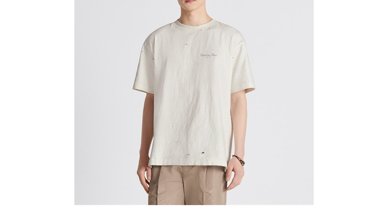 D I O R 디올 Couture 꾸뛰르 오가닉 저지 반팔 티셔츠 레플리카 3번 이미지 - 의류 | 세미샵 레플리카 사이트