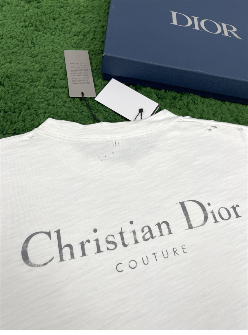 D I O R 디올 Couture 꾸뛰르 오가닉 저지 반팔 티셔츠 레플리카 20번 이미지 - 의류 | 세미샵 레플리카 사이트