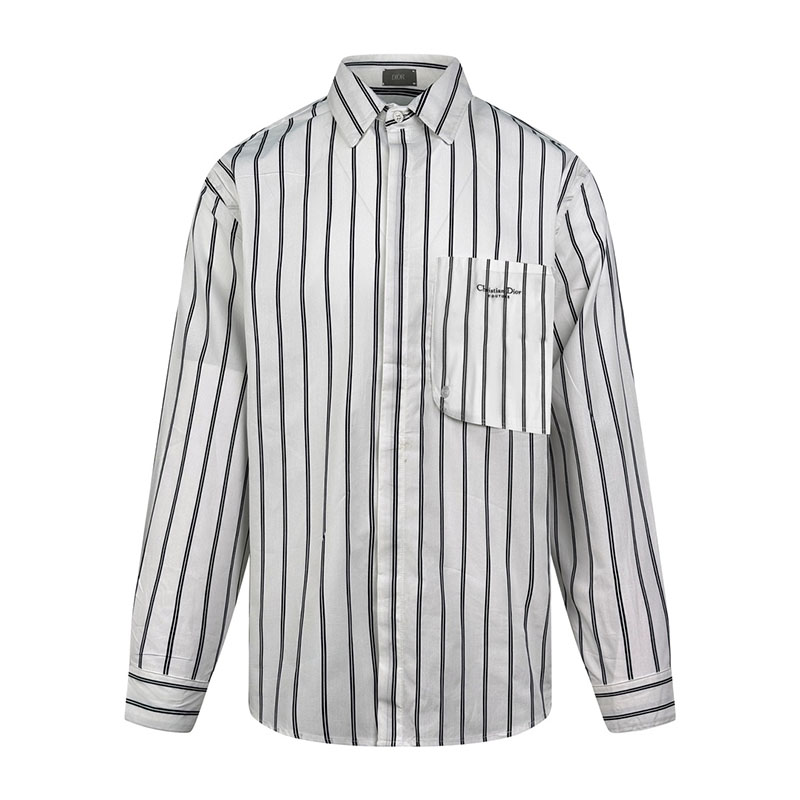 디올 Couture 스트라이프 셔츠