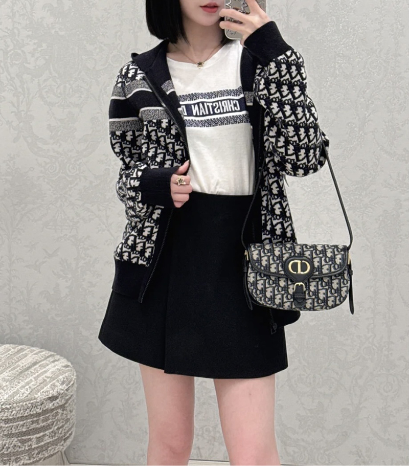 디올 디올 리버서블 지퍼 후드 오블리크 캐시미어 레플리카 1번 이미지 - 의류 | 세미샵 레플리카 사이트