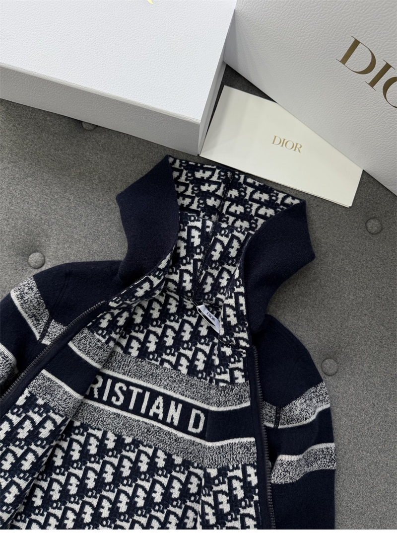 디올 디올 리버서블 지퍼 후드 오블리크 캐시미어 레플리카 9번 이미지 - 의류 | 세미샵 레플리카 사이트