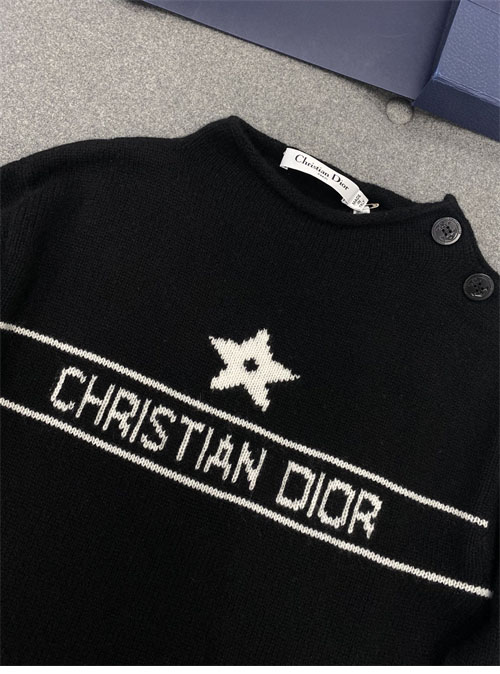 디올 디올 여성용 캐시미어 스타 심볼 자수 니트 스웨터 레플리카 13번 이미지 - 의류 | 세미샵 레플리카 사이트