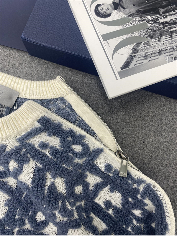 D I O R 디올 오블리크 스웨터 버진 울 코튼 블렌드 스웨터 레플리카 15번 이미지 - 의류 | 세미샵 레플리카 사이트