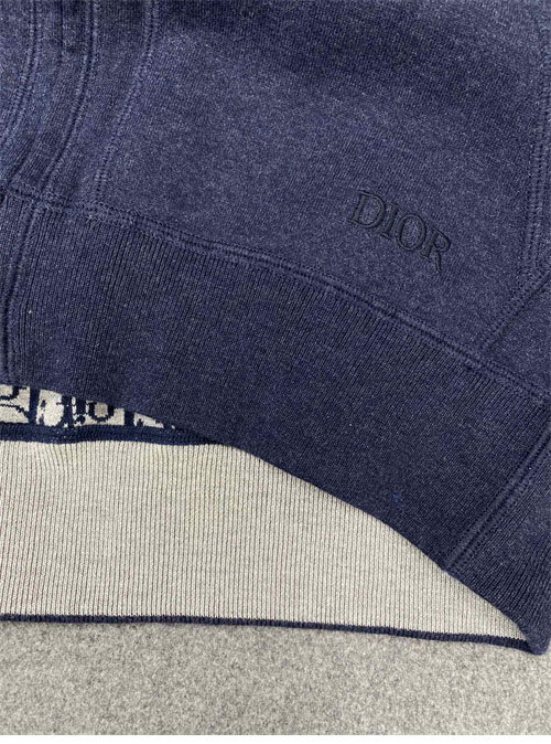 D I O R 디올 오블리크 캐시미어 울 자카드 후드 집업 자켓 레플리카 20번 이미지 - 의류 | 세미샵 레플리카 사이트