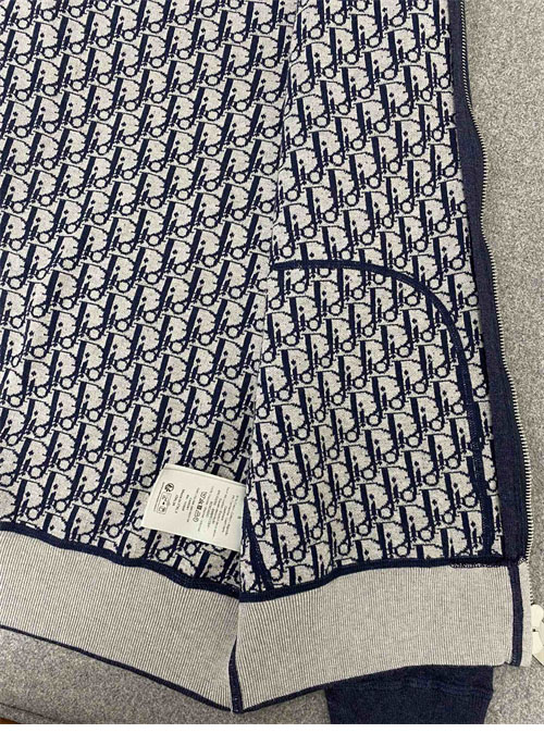 D I O R 디올 오블리크 캐시미어 울 자카드 후드 집업 자켓 레플리카 22번 이미지 - 의류 | 세미샵 레플리카 사이트