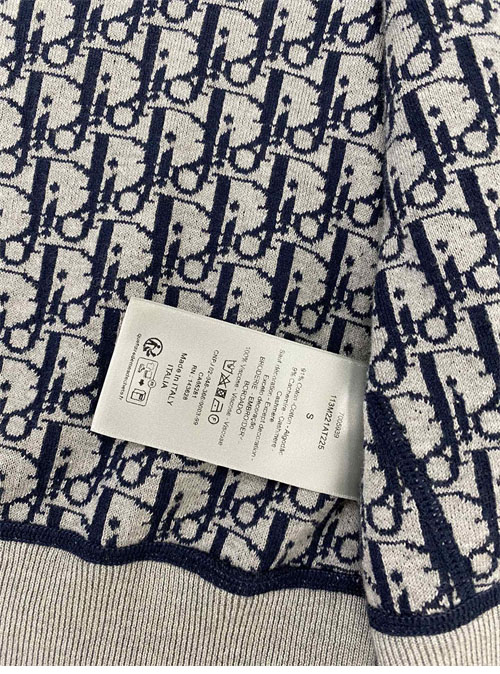 D I O R 디올 오블리크 캐시미어 울 자카드 후드 집업 자켓 레플리카 24번 이미지 - 의류 | 세미샵 레플리카 사이트