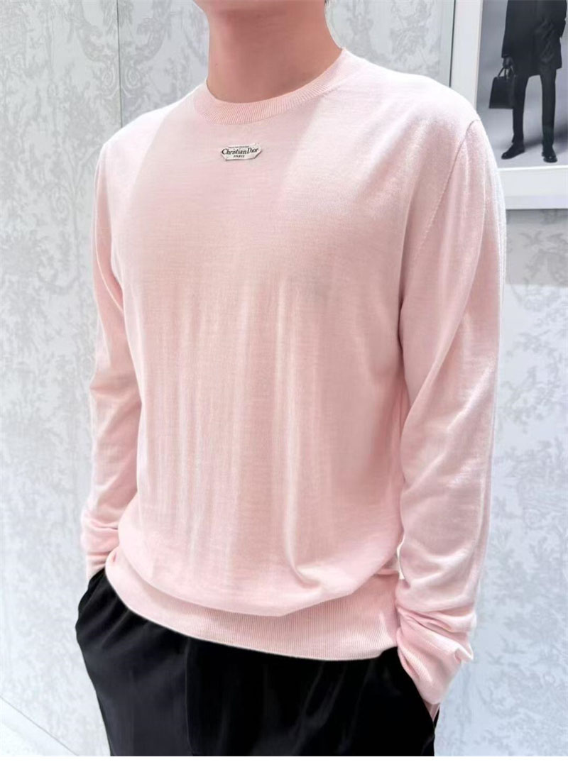 디올 파리스 라벨 울 저지 스웨터（세븐） - 상세 이미지