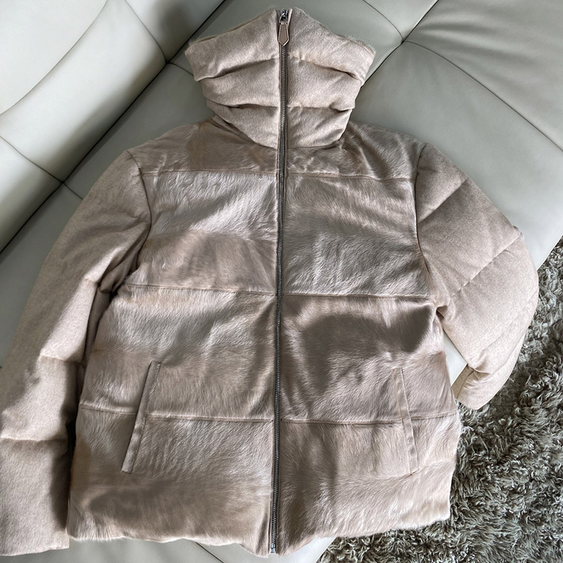 Loro Piana 로로피아나 울 캐시미어 하이넥 구스 다운 자켓 레플리카 1번 이미지 - 의류 | 세미샵 레플리카 사이트