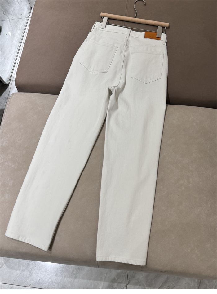 Loro Piana 로로피아나 화이트 데님 배기 팬츠 레플리카 5번 이미지 - 의류 | 세미샵 레플리카 사이트