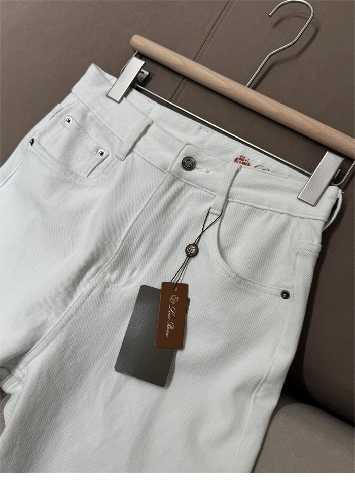 Loro Piana 로로피아나 화이트 데님 배기 팬츠 레플리카 6번 이미지 - 의류 | 세미샵 레플리카 사이트