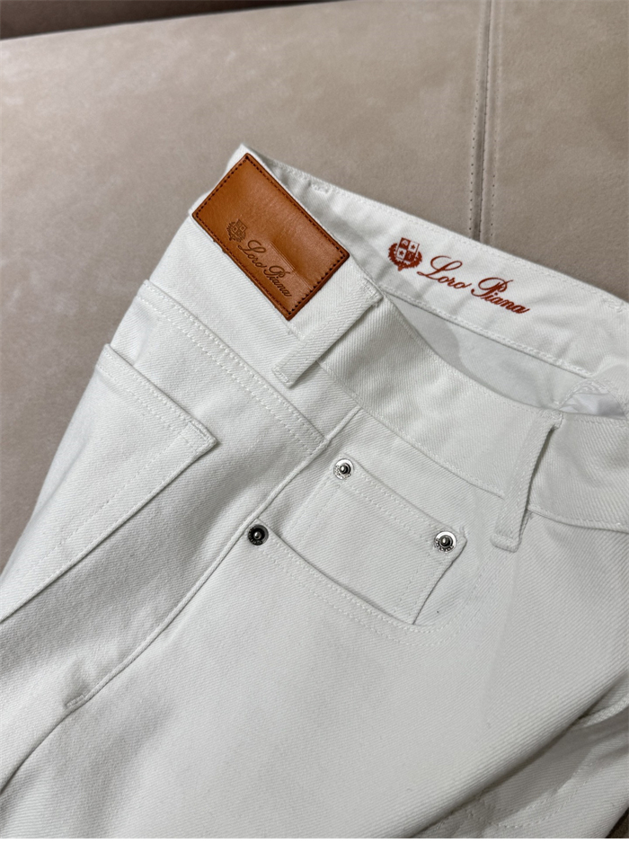Loro Piana 로로피아나 화이트 데님 배기 팬츠 레플리카 9번 이미지 - 의류 | 세미샵 레플리카 사이트