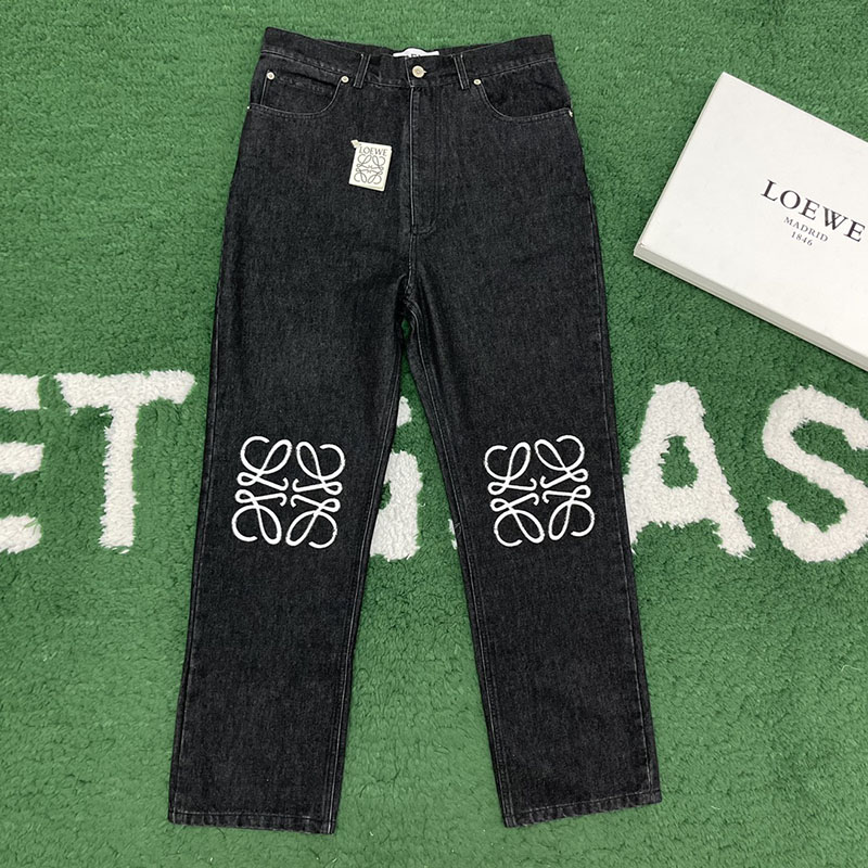 로에베 24SS 아나그램 데님 팬츠