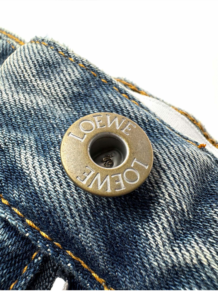 Loewe 로에베 아나그램 베럴 레그 워시드 와이드 데님 진 레플리카 13번 이미지 - 의류 | 세미샵 레플리카 사이트