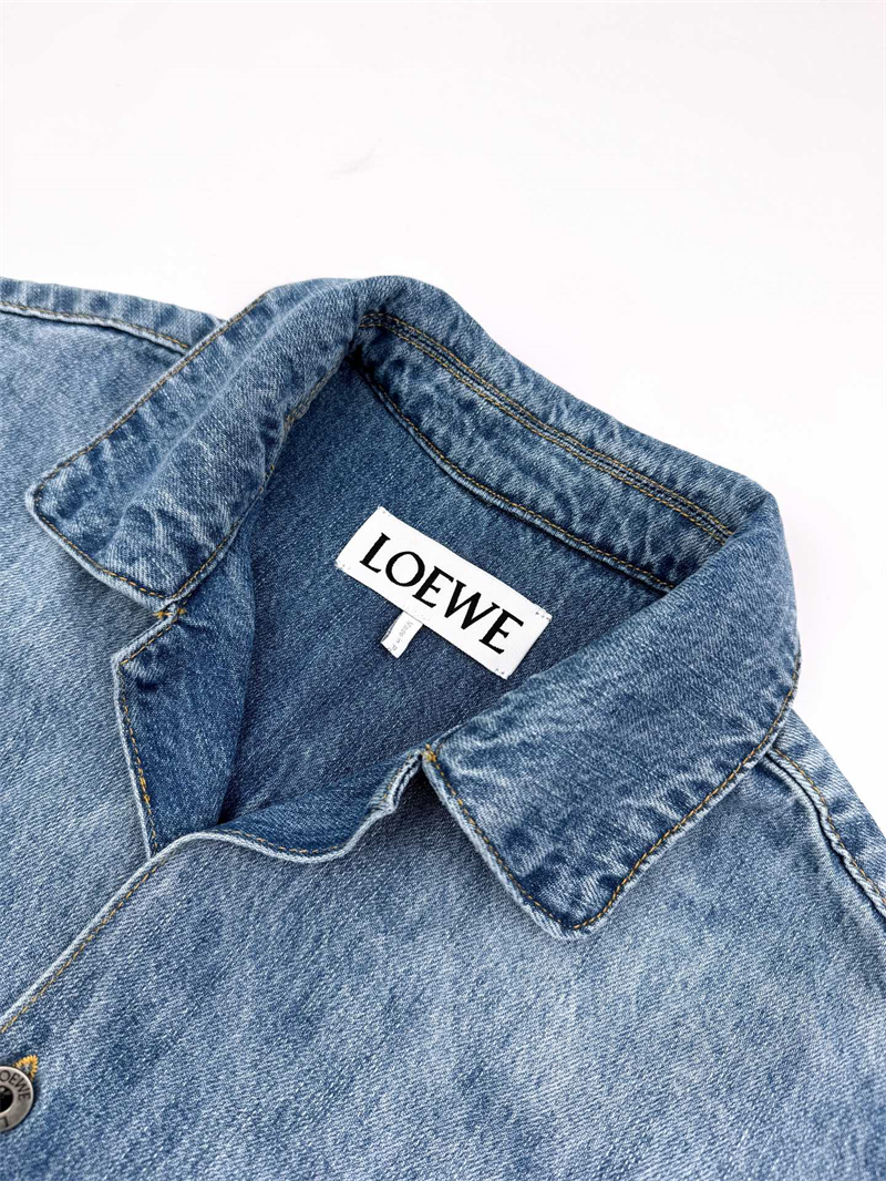 로에베 로에베 아나그램 워시드 데님 숏슬리브 셔츠 레플리카 11번 이미지 - 의류 | 세미샵 레플리카 사이트