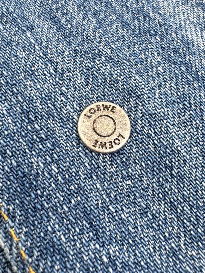 로에베 로에베 아나그램 워시드 데님 숏슬리브 셔츠 레플리카 6번 이미지 - 의류 | 세미샵 레플리카 사이트