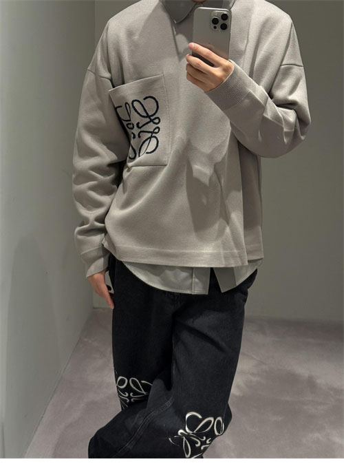 Loewe 로에베 아나그램 포켓 오버사이즈 맨투맨 3컬러 레플리카 32번 이미지 - 의류 | 세미샵 레플리카 사이트