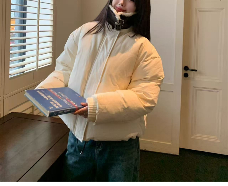 로에베 콘솔 클로저드 파이핑 테크니컬 코튼 블렌드 플리스 자켓 - 상세 이미지