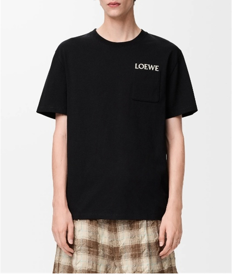 로에베 로에베 포켓 로고 릴랙스 핏 코튼 티셔츠 레플리카 12번 이미지 - 의류 | 세미샵 레플리카 사이트