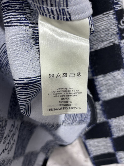 루이비통 24FW 다미에 울 오버셔츠 - 상세 이미지
