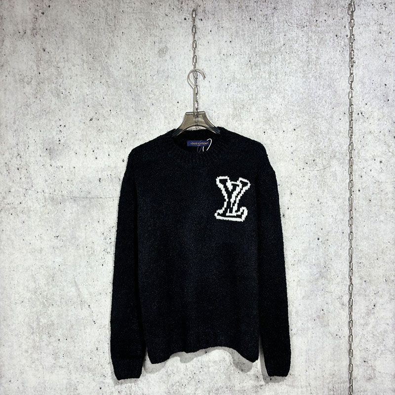루이비통 24ss LV 인따르시아 울 블렌드 크루넥