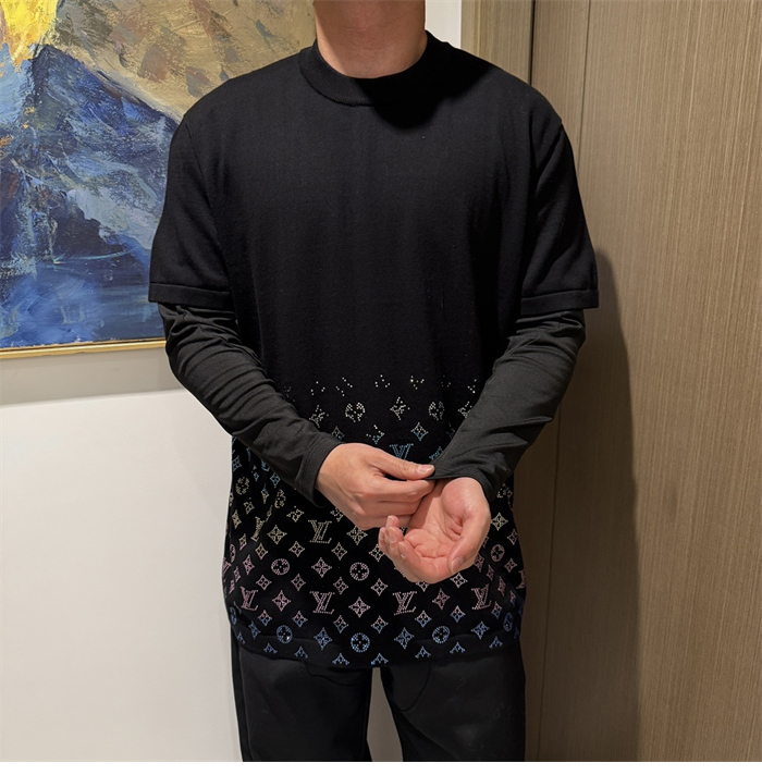 루이비통 25SS 모노그램 그라디언트 반팔 티셔츠（세븐) - 상세 이미지