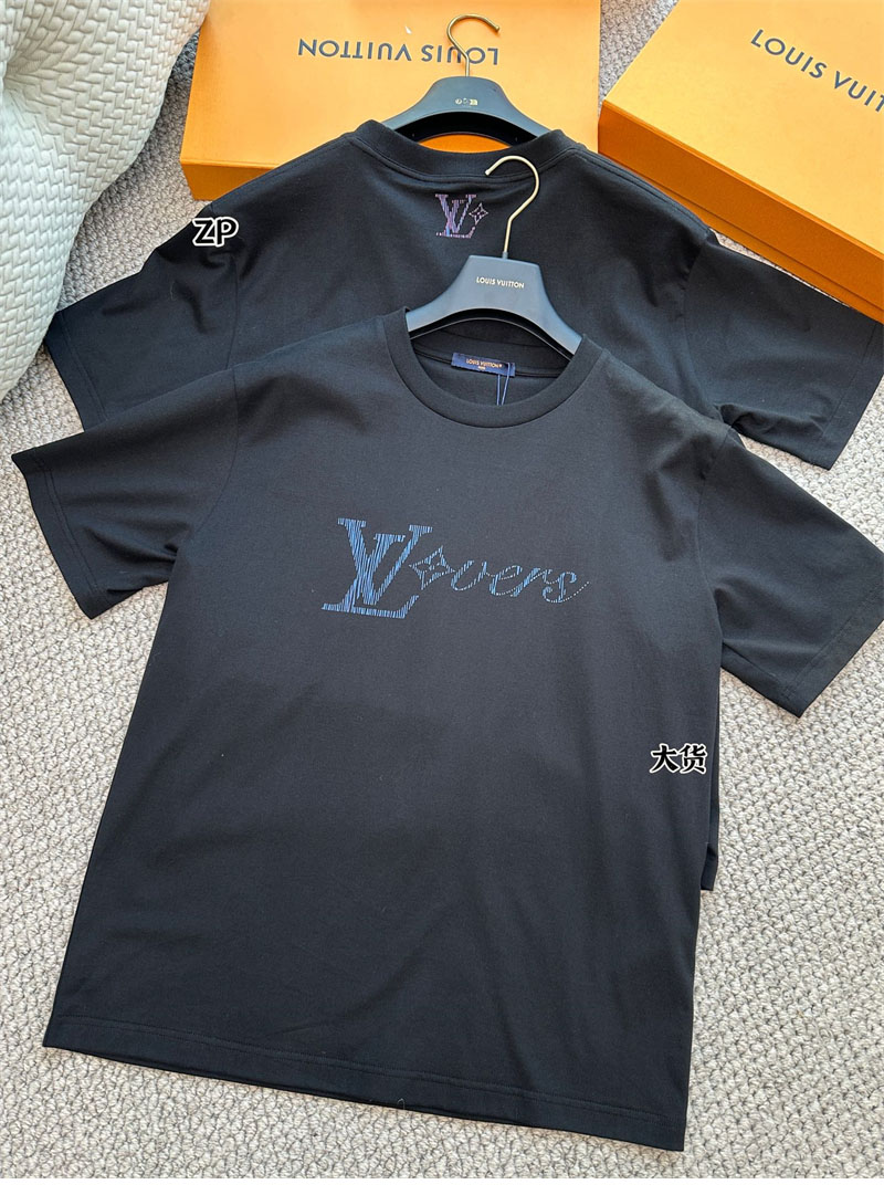 루이비통 25SS 이리데슨트 LV 남성 반팔 티셔츠 - 상세 이미지