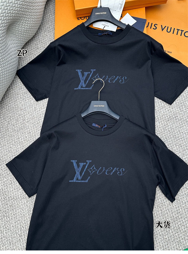 루이비통 25SS 이리데슨트 LV 남성 반팔 티셔츠 - 상세 이미지