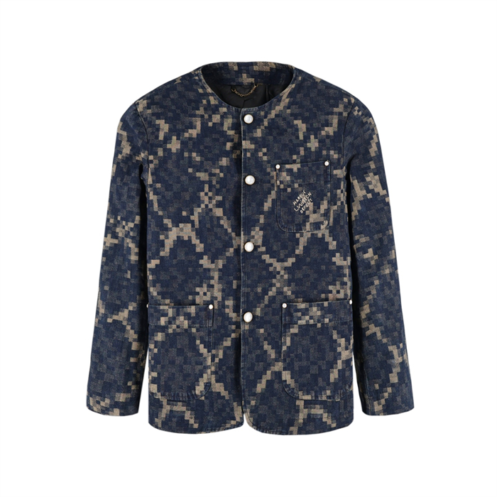 Louis Vuitton 루이비통 25ss 그래픽 카라리스 데님 자켓 레플리카 4번 이미지 - 의류 | 세미샵 레플리카 사이트