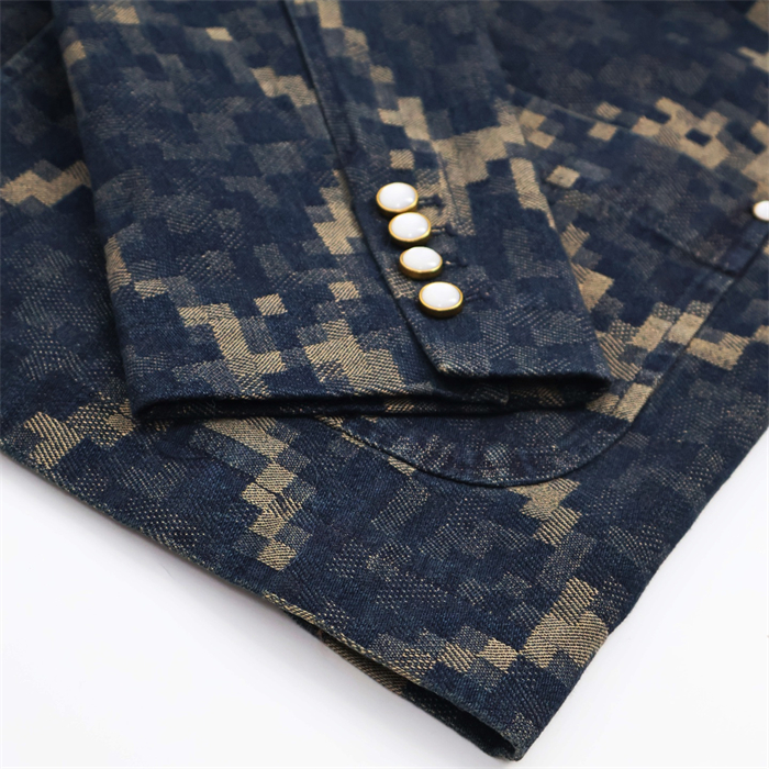 Louis Vuitton 루이비통 25ss 그래픽 카라리스 데님 자켓 레플리카 8번 이미지 - 의류 | 세미샵 레플리카 사이트