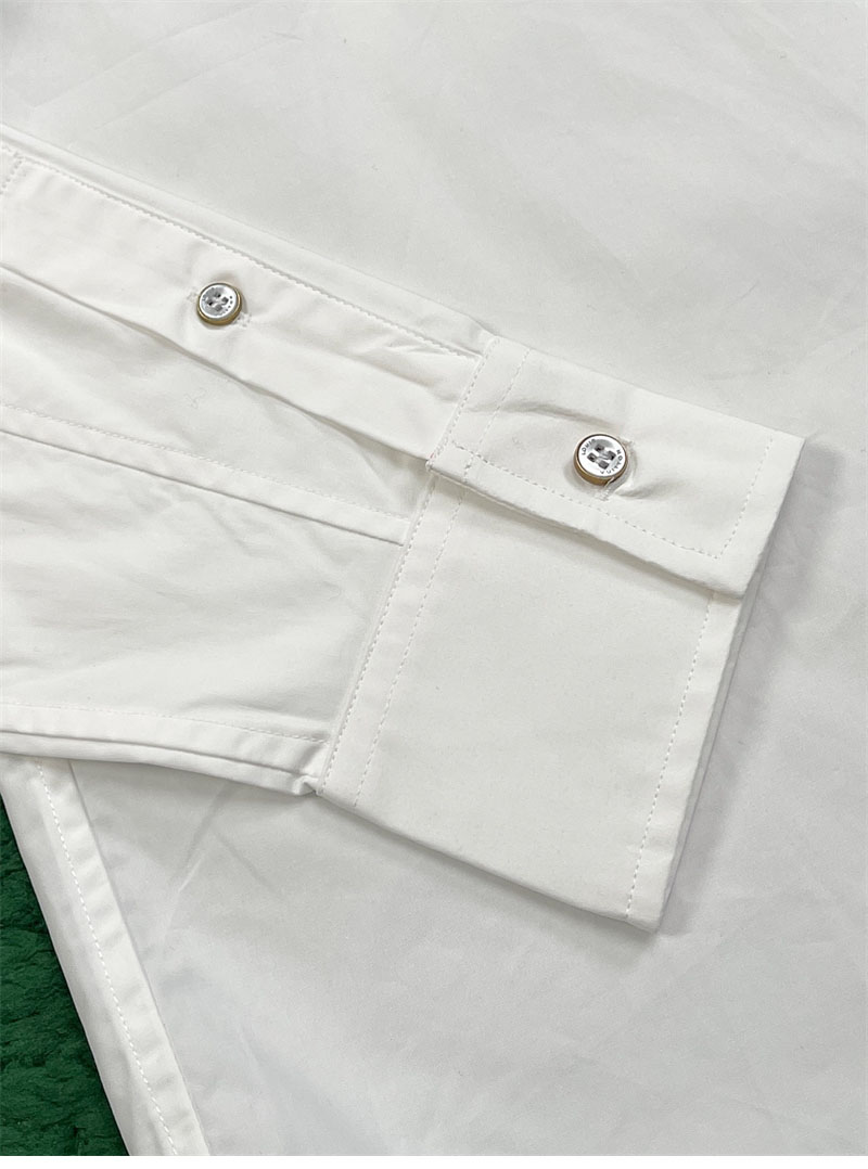 루이비통 루이비통 LVM 레터링 롱 슬리브드 시그니처 포플린 셔츠 레플리카 10번 이미지 - 의류 | 세미샵 레플리카 사이트