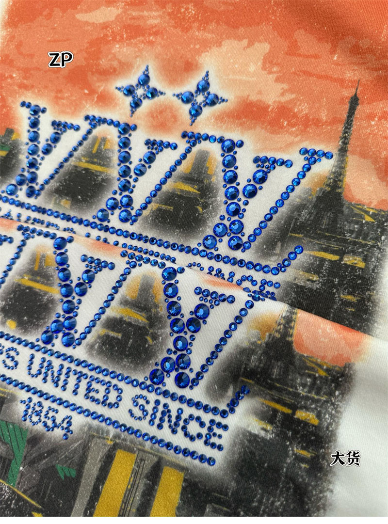 루이비통 LV Vers United 그래픽 반팔 티셔츠 - 상세 이미지