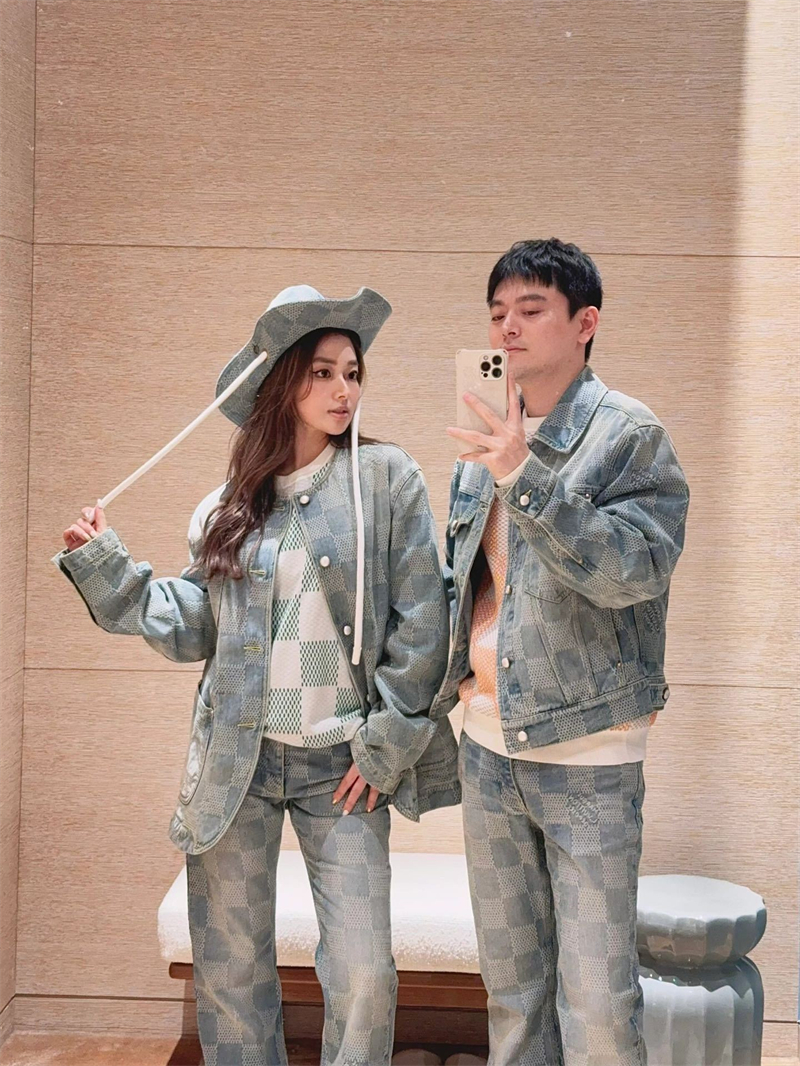 루이비통 다미에 데님 3D 시크 자켓（세븐） - 상세 이미지