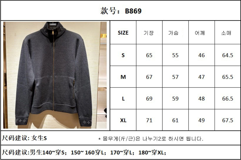 Louis Vuitton 루이비통 더블 페이스 니트 울 트래블 블루종 레플리카 2번 이미지 - 의류 | 세미샵 레플리카 사이트