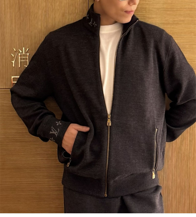 Louis Vuitton 루이비통 더블 페이스 니트 울 트래블 블루종 레플리카 3번 이미지 - 의류 | 세미샵 레플리카 사이트