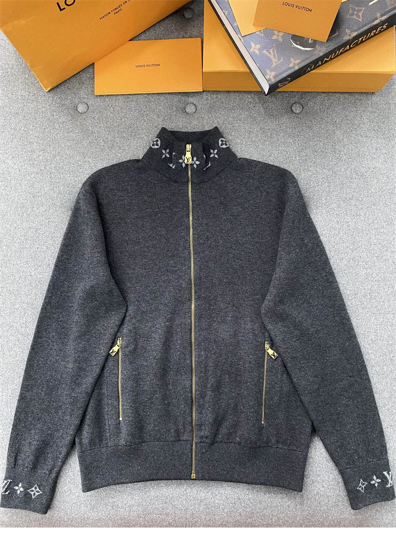 Louis Vuitton 루이비통 더블 페이스 니트 울 트래블 블루종 레플리카 5번 이미지 - 의류 | 세미샵 레플리카 사이트