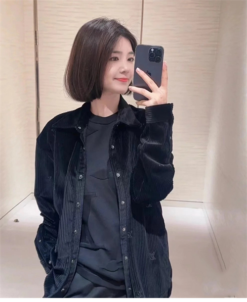 루이비통 디아만테 크리스탈 LV 코듀로이 셔츠（세븐） - 상세 이미지