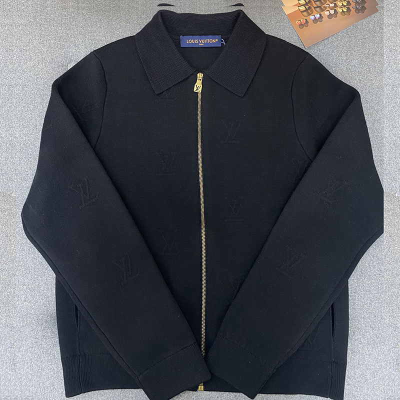 Louis Vuitton 루이비통 모노그램 LV 엠보스드 울 블루종 레플리카 1번 이미지 - 의류 | 세미샵 레플리카 사이트