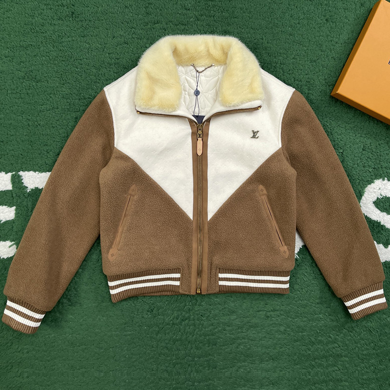 루이비통 루이비통 모노그램 블루종 위드 시어링 카라 자켓（레어） 레플리카 12번 이미지 - 의류 | 세미샵 레플리카 사이트