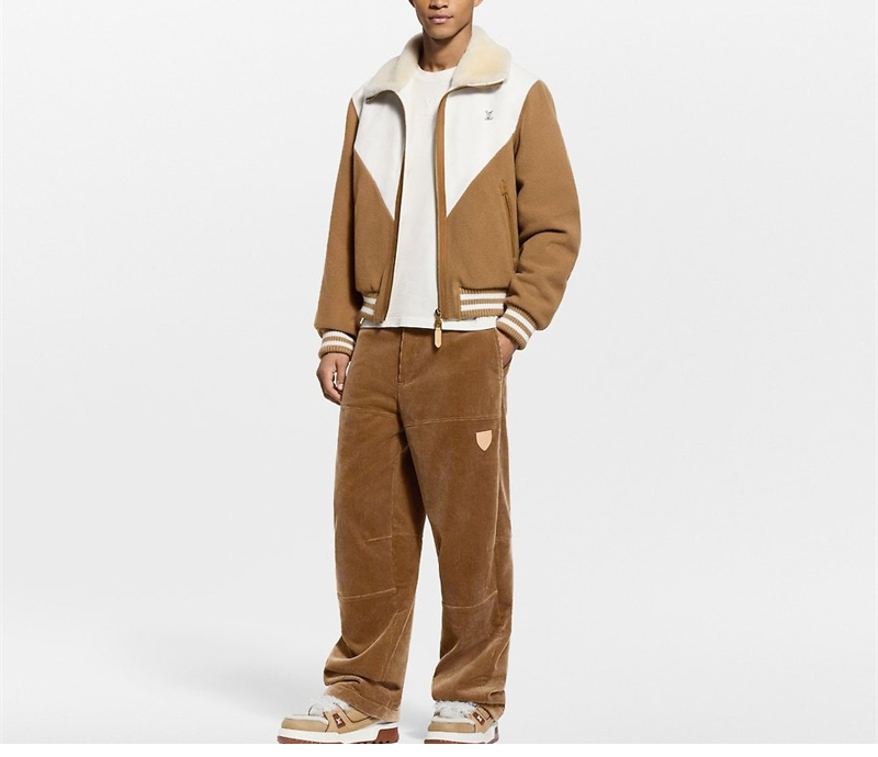 루이비통 루이비통 모노그램 블루종 위드 시어링 카라 자켓（레어） 레플리카 8번 이미지 - 의류 | 세미샵 레플리카 사이트