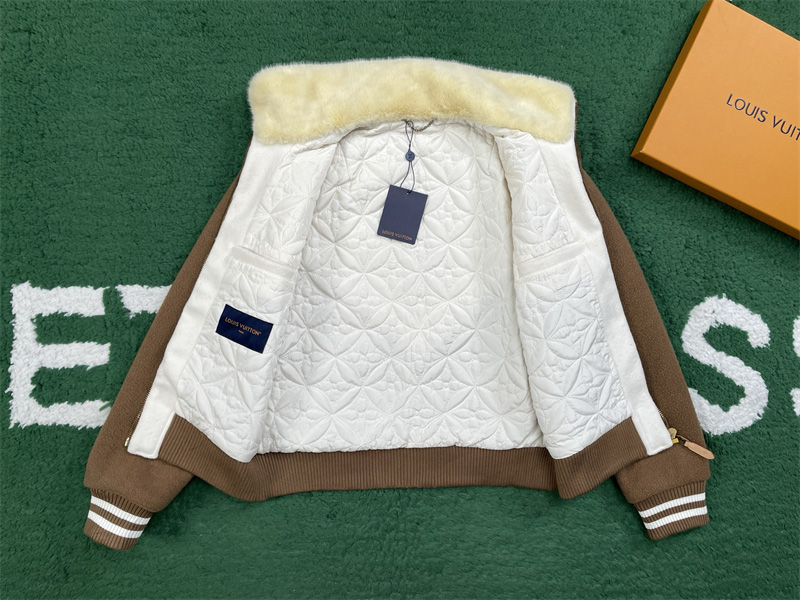 루이비통 루이비통 모노그램 블루종 위드 시어링 카라 자켓（레어） 레플리카 18번 이미지 - 의류 | 세미샵 레플리카 사이트