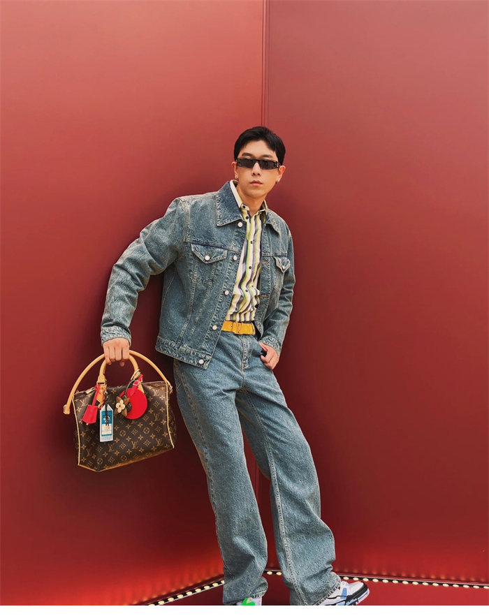 루이비통 모노그램 자카드 데님 자켓（세븐） - 상세 이미지