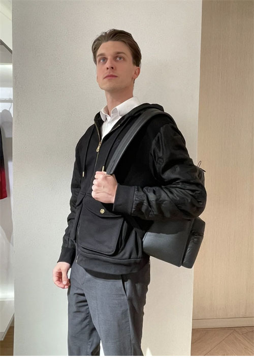 Louis Vuitton 루이비통 모노그램 하이브리드 후드 집업 스웨트셔츠 레플리카 2번 이미지 - 의류 | 세미샵 레플리카 사이트