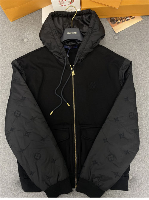 Louis Vuitton 루이비통 모노그램 하이브리드 후드 집업 스웨트셔츠 레플리카 6번 이미지 - 의류 | 세미샵 레플리카 사이트