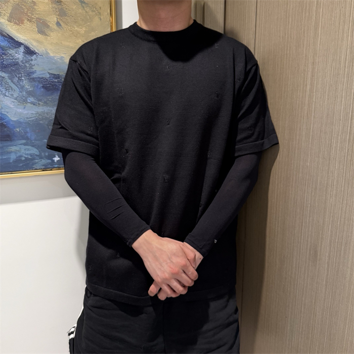 루이비통 스몰 LV 엠브로이더드 크루넥（세븐） - 상세 이미지