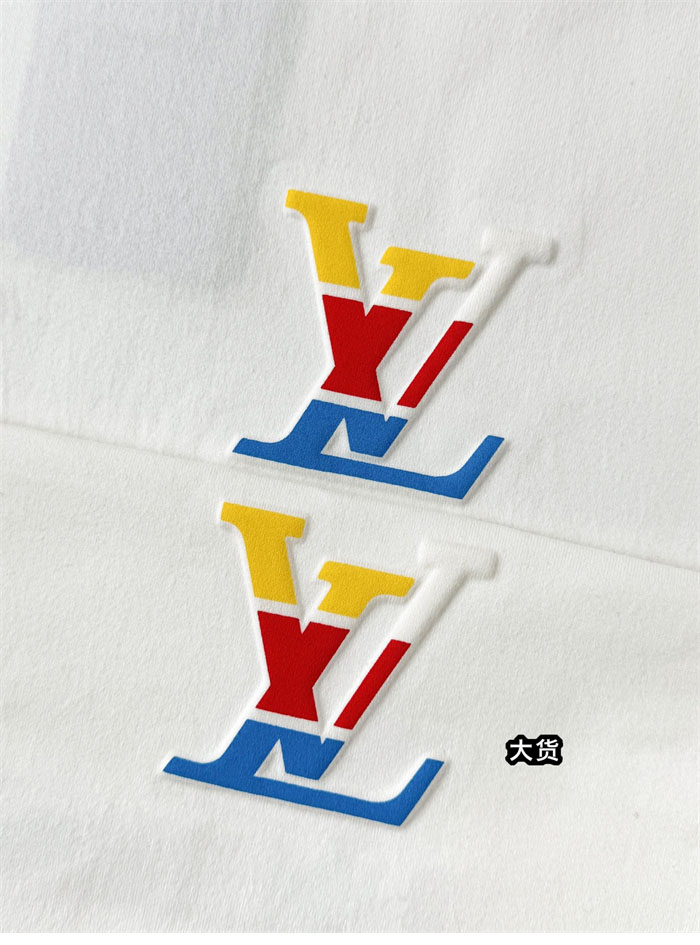 루이비통 아메리카 컵 그래픽 LV 반팔 티셔츠 - 상세 이미지